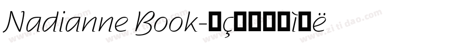 Nadianne Book字体转换